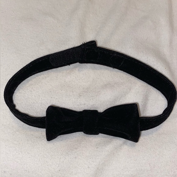 Plaid Button Up Onesie And Pants Outfit With Bow Tie - Picture 6 of 9